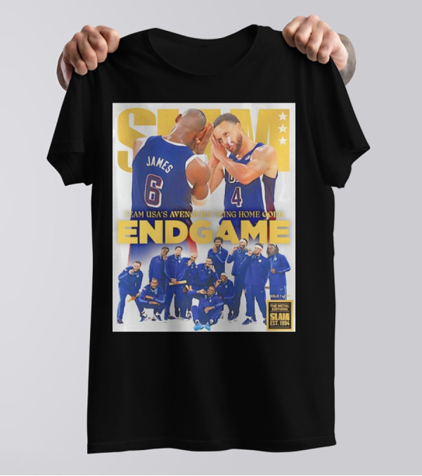 Slam Team USA’s Avengers Bring Home Gold Endgame Basketball Slam Est. 1994 T-Shirt