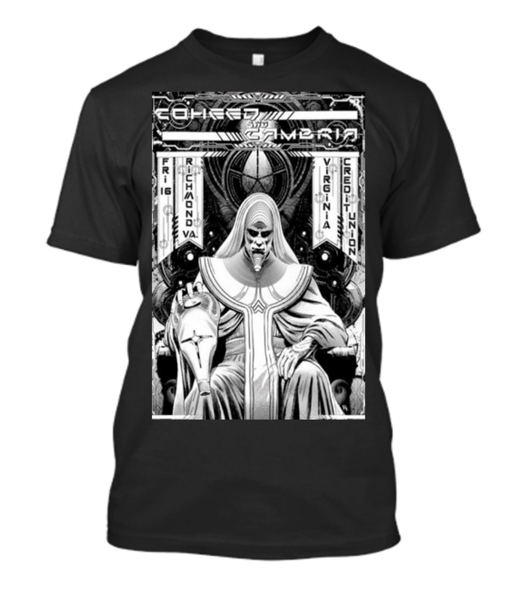 Coheed And Cambria Fri 16 Richmond Va Virginia Credit Union Live T-Shirt