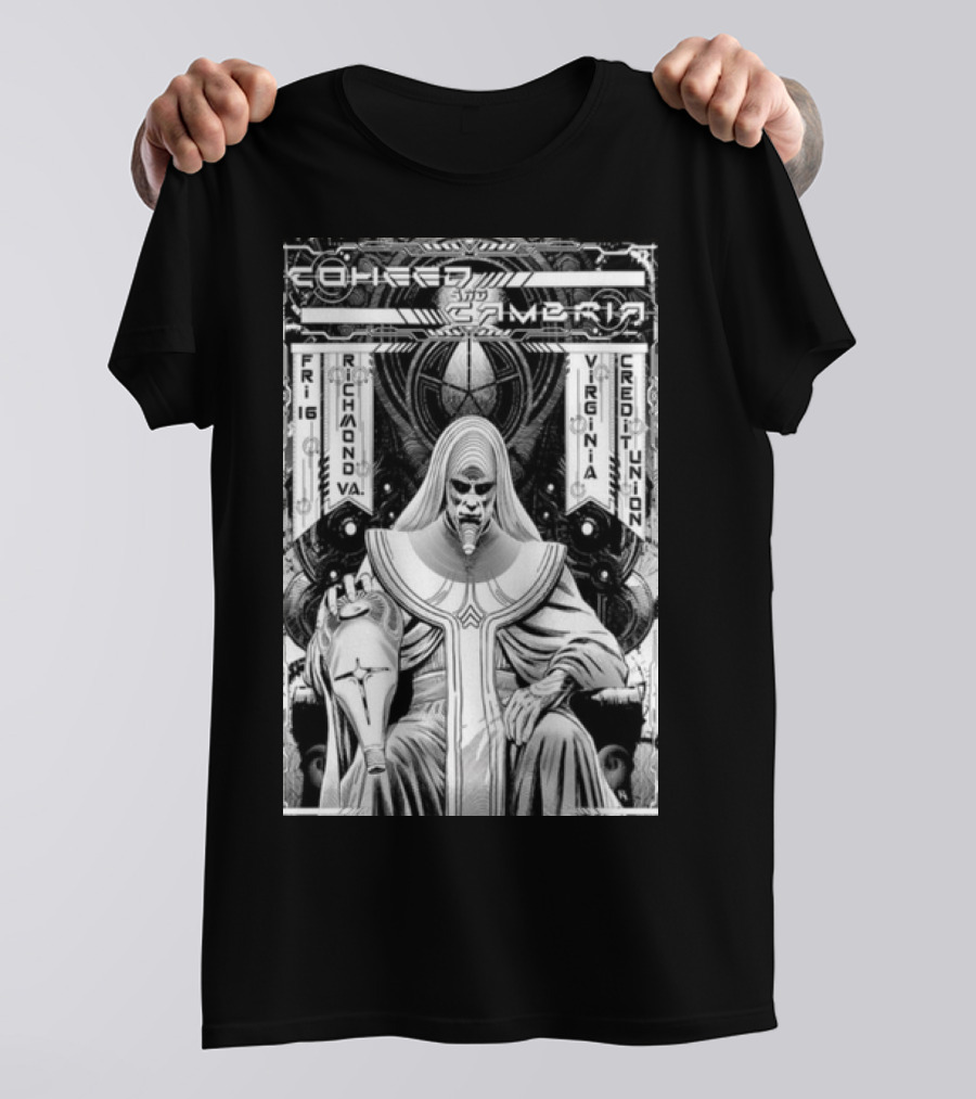 Coheed And Cambria Fri 16 Richmond Va Virginia Credit Union Live T-Shirt