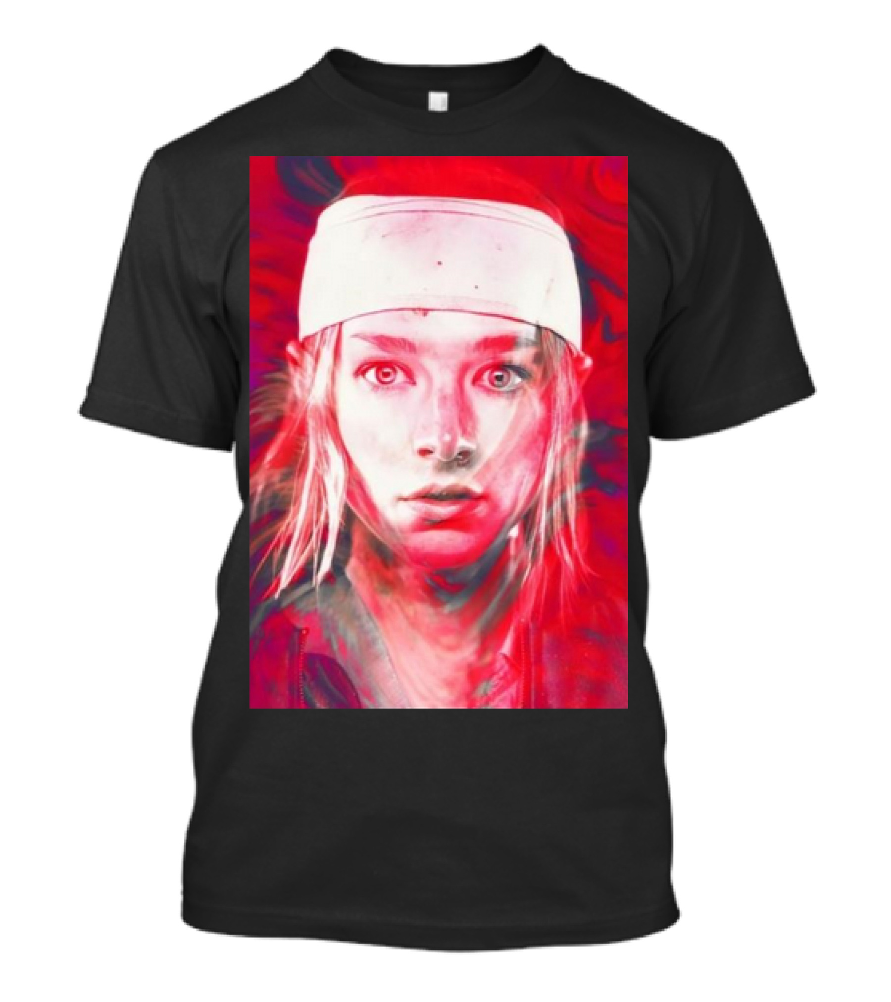 Cuckoo Twisted Trance Neon Red Vision T-Shirt
