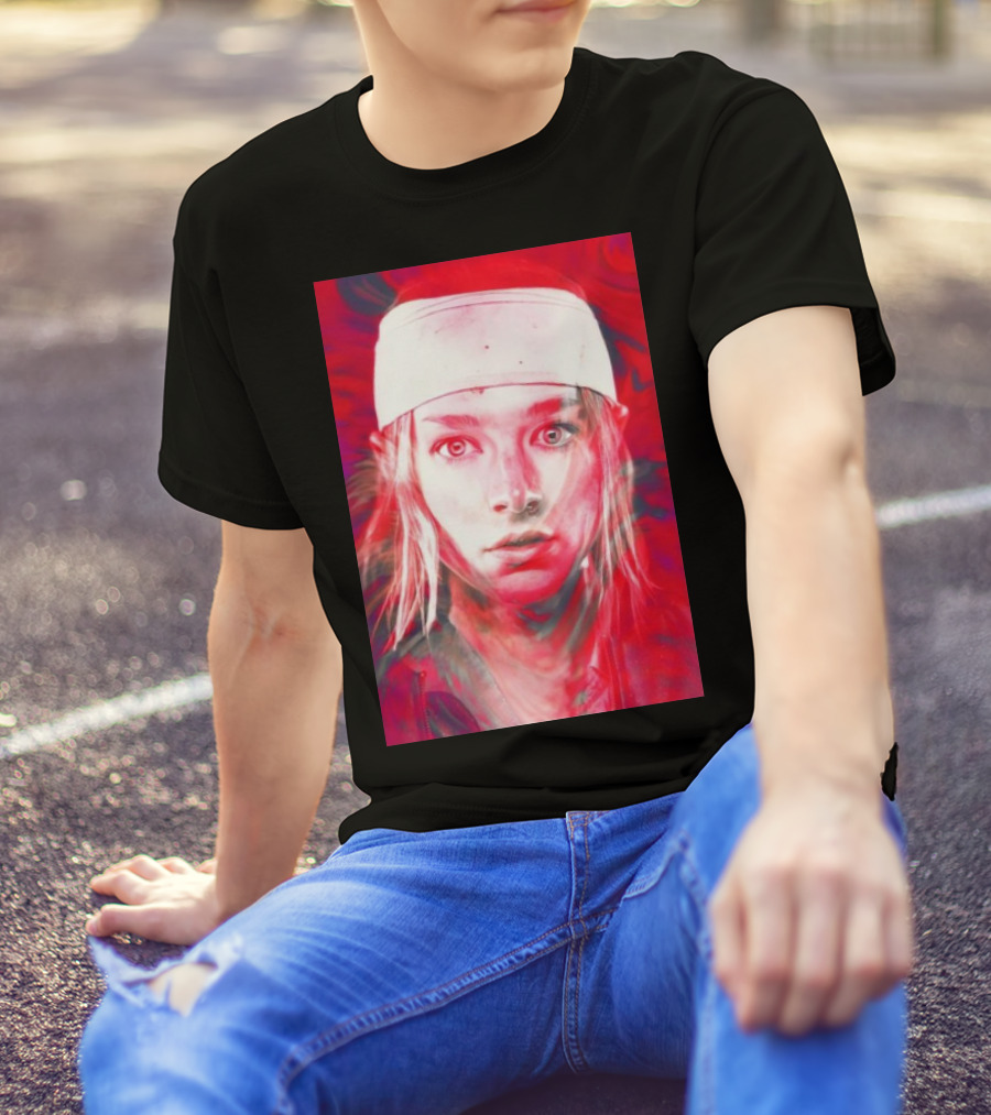 Cuckoo Twisted Trance Neon Red Vision T-Shirt