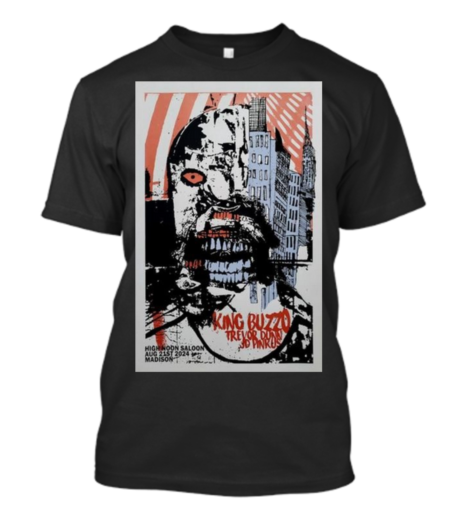 King Buzzo Trevor Dunn JD Pinkus Live At High Noon Saloon Madison August 21 2024 Urban T-Shirt