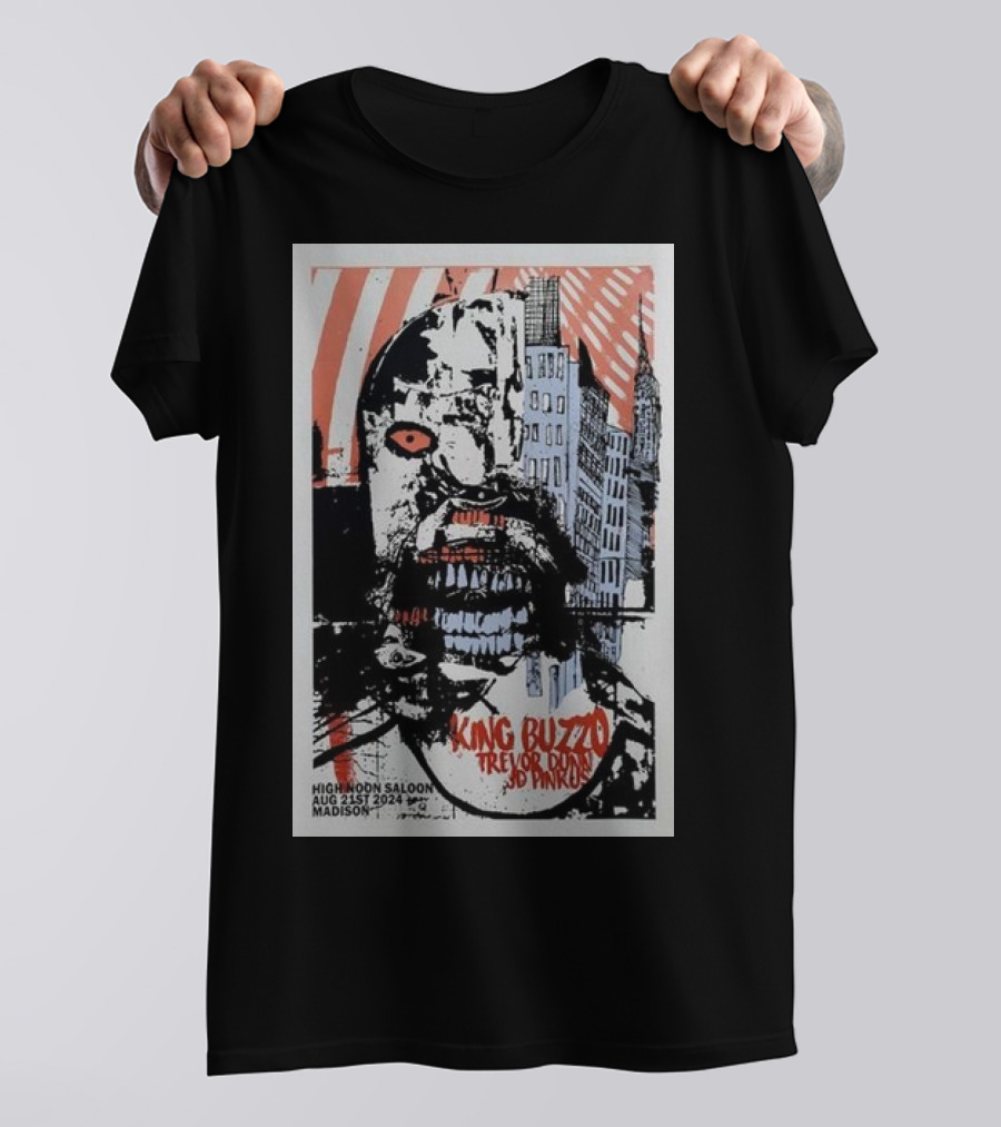 King Buzzo Trevor Dunn JD Pinkus Live At High Noon Saloon Madison August 21 2024 Urban T-Shirt