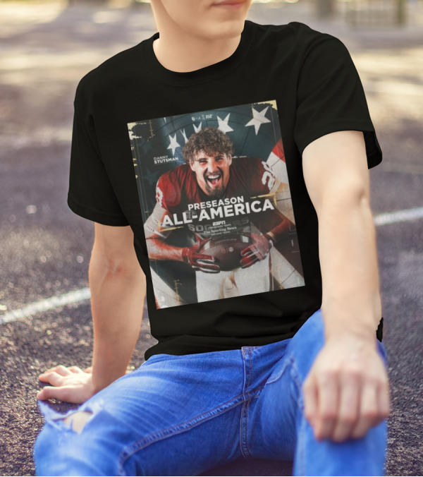 Danny Stutsman Oklahoma Football ESPN Preseason All-America Team The Sporting News Second Team T-Shirt