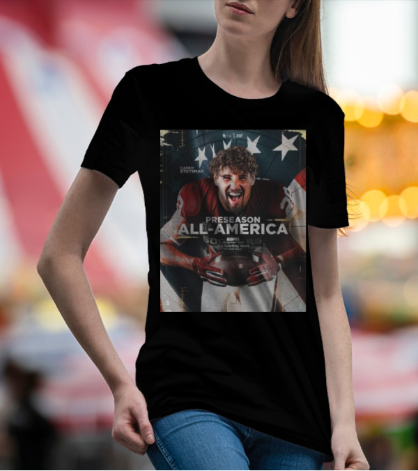 Danny Stutsman Oklahoma Football ESPN Preseason All-America Team The Sporting News Second Team T-Shirt