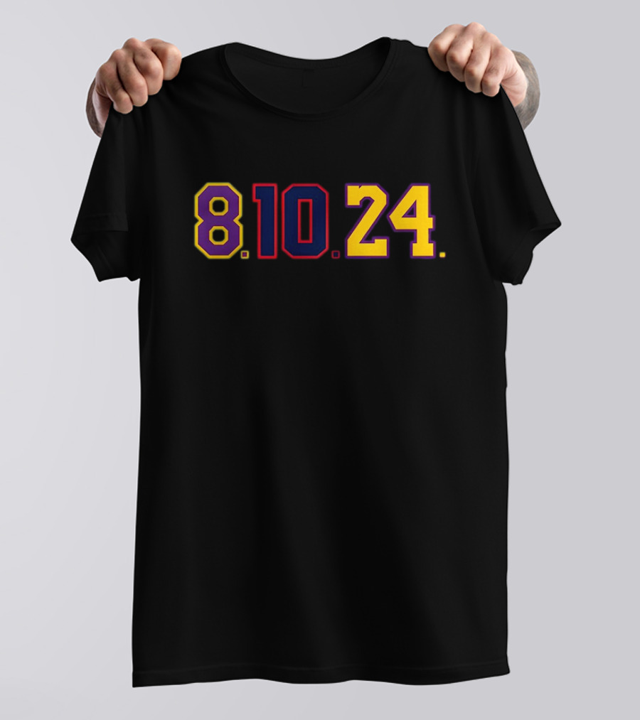 8.10.24 Kobe Bryant Proud Lakers T-Shirt