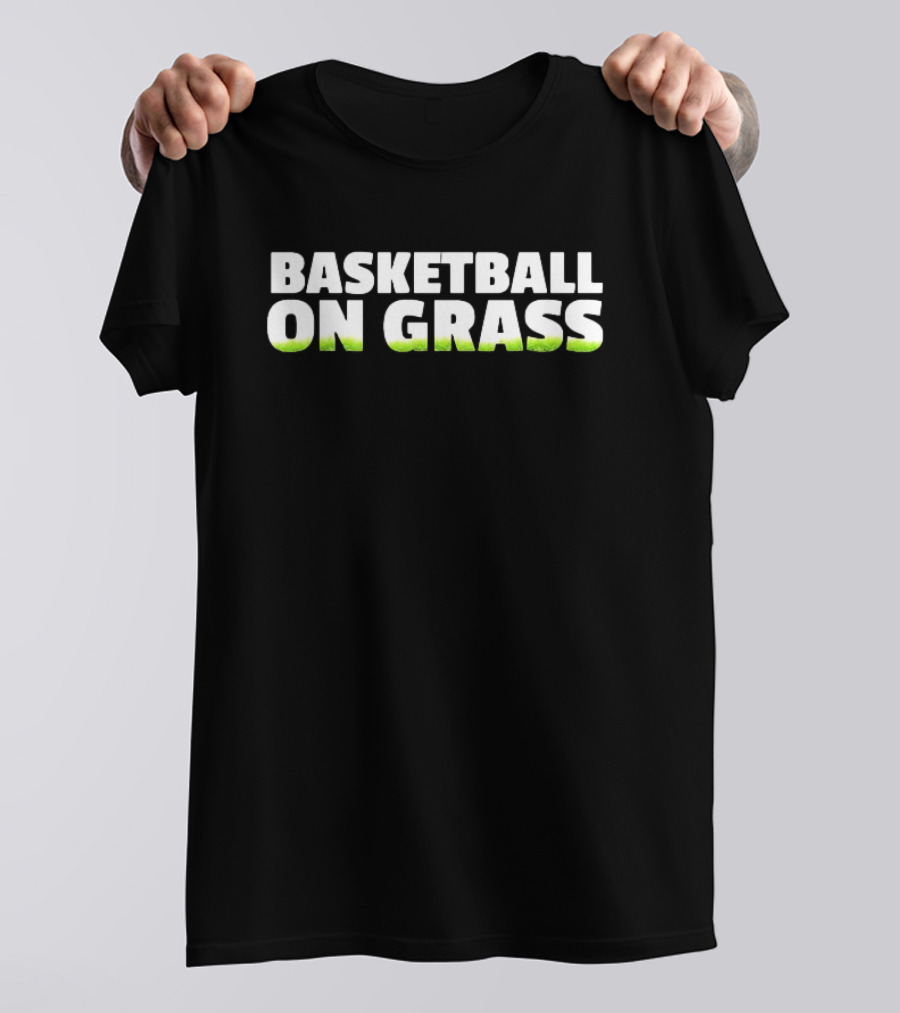 Basketball On Grass T-Shirt