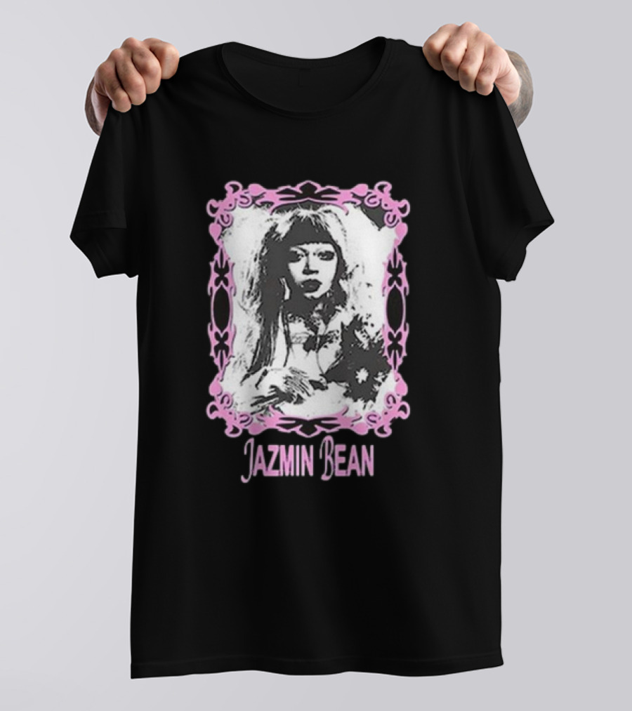Jazmin Bean Merch Pink Gothic T-Shirt