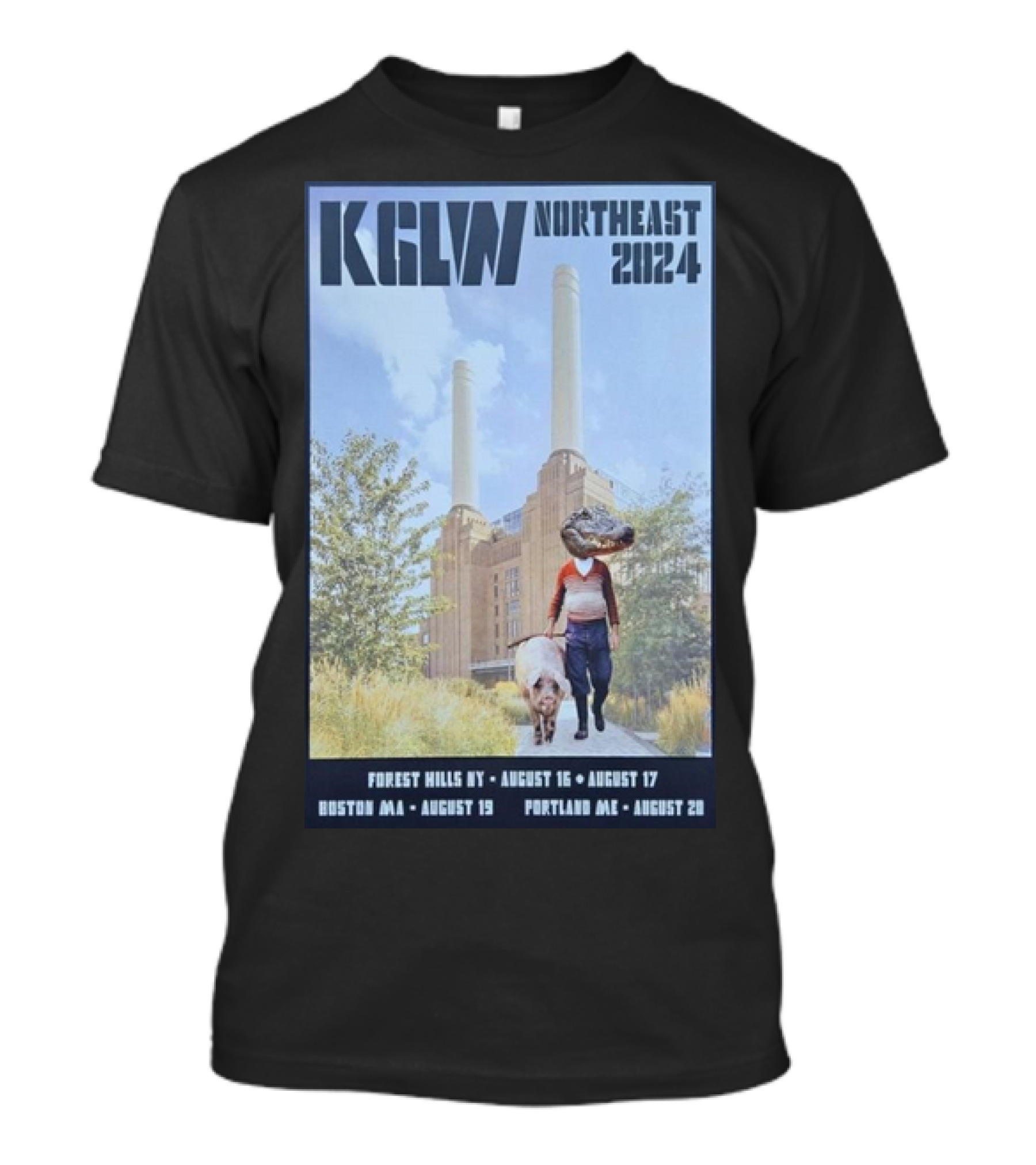 KGLW Northeast 2024 Tour Forest Hills NY Boston MA Portland ME August 16-21 T-Shirt