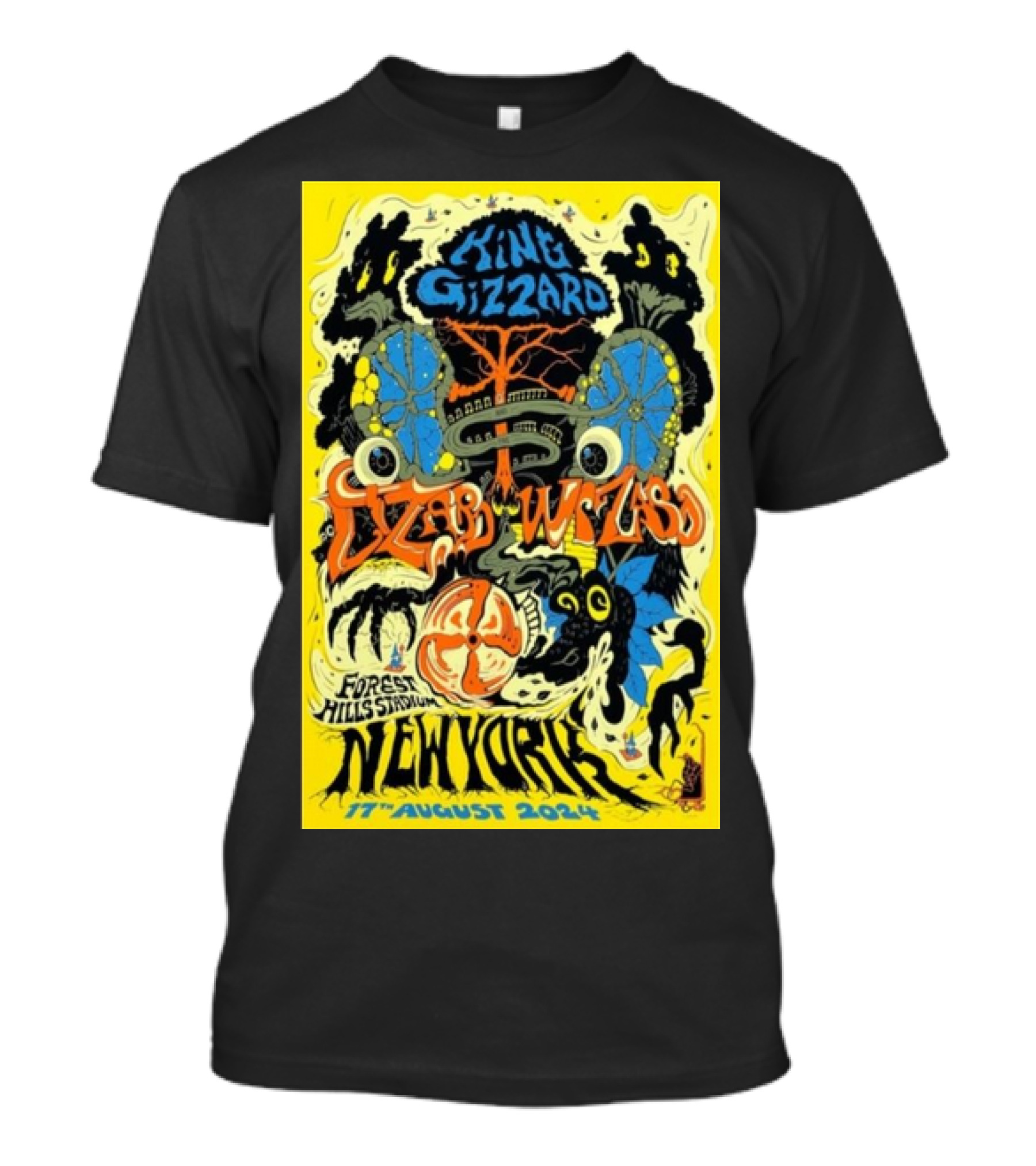 King Gizzard Lizard Wizard Forest Hills Stadium New York 17 August T-Shirt