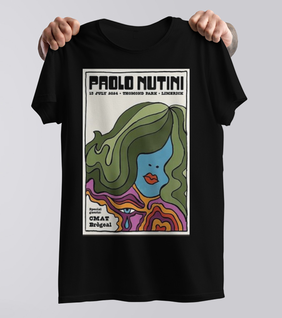 Paolo Nutini July 13 2024 Thomond Park Limerick Special Guests CMAT Brógéal T-Shirt