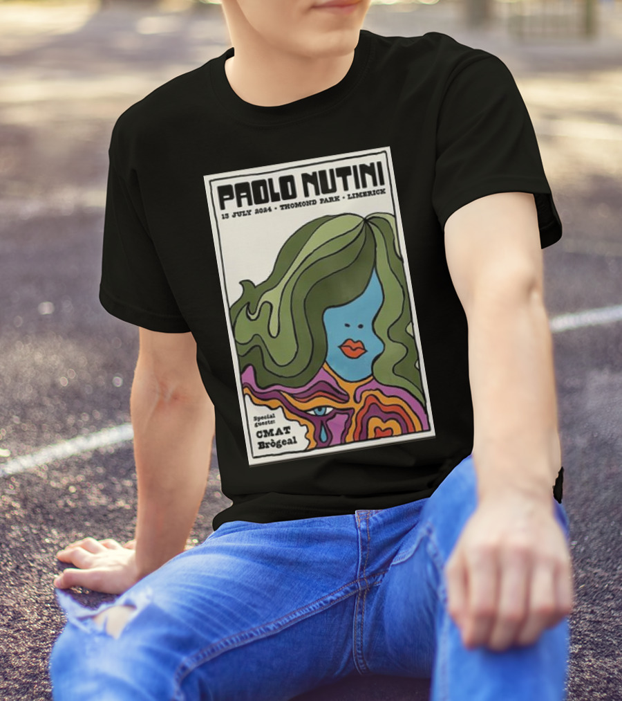 Paolo Nutini July 13 2024 Thomond Park Limerick Special Guests CMAT Brógéal T-Shirt
