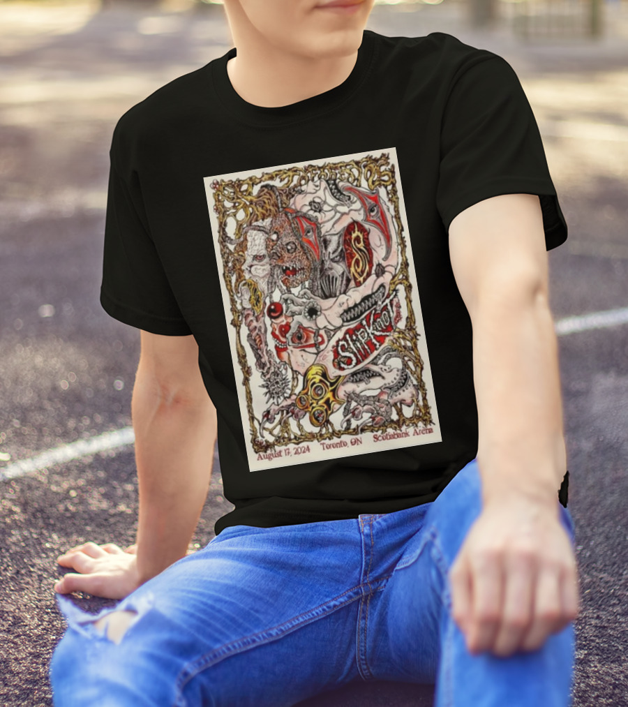 Slipknot Live In Toronto At Scotiabank Arena August 17 T-Shirt