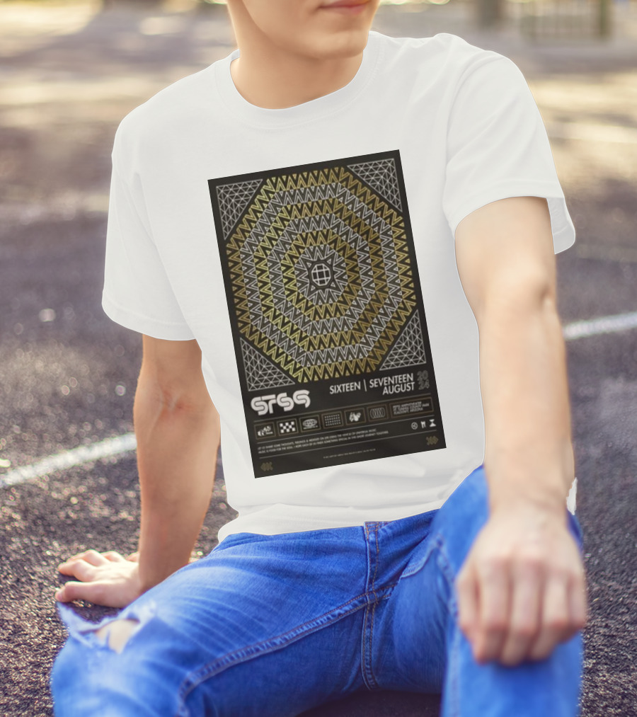 STS9 Sixteen Seventeen August 2024 Flagstaff AZ Geometric T-Shirt