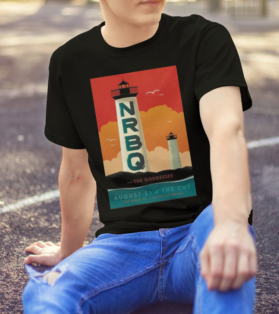 NRBQ With The Goddesses August 21 At The Cut 177 Main St Gloucester MA T-Shirt