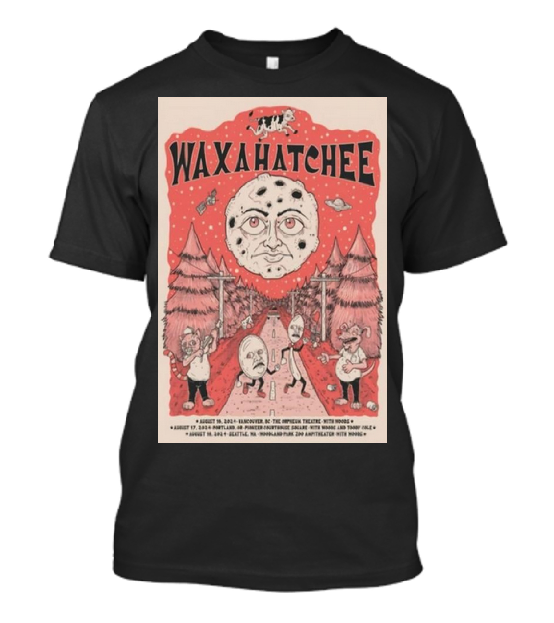 Waxahatchee Vancouver BC August 16 2024 Orpheum Theatre With Hovvdy Moon T-Shirt
