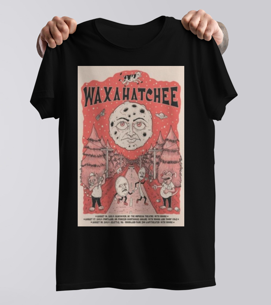 Waxahatchee Vancouver BC August 16 2024 Orpheum Theatre With Hovvdy Moon T-Shirt