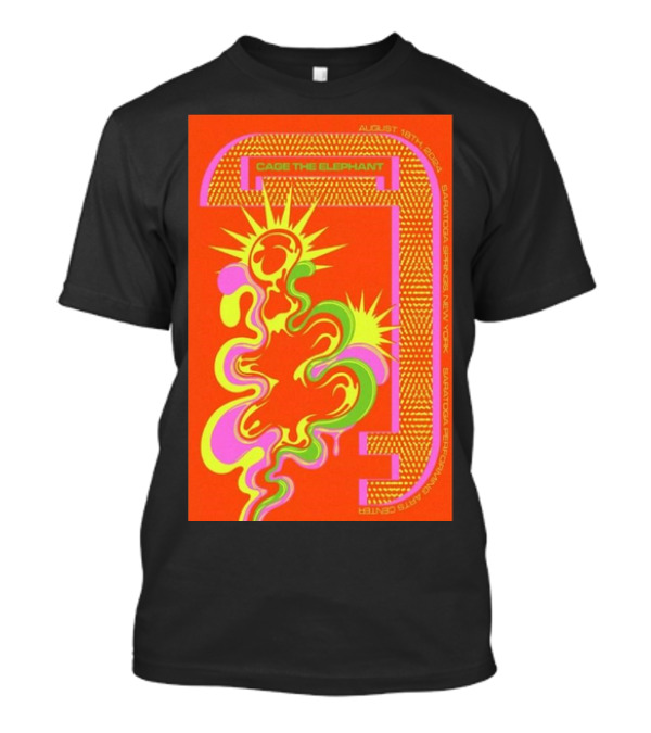Cage The Elephant Live August 18th 2024 Saratoga Performing Arts Center Saratoga Springs NY T-Shirt