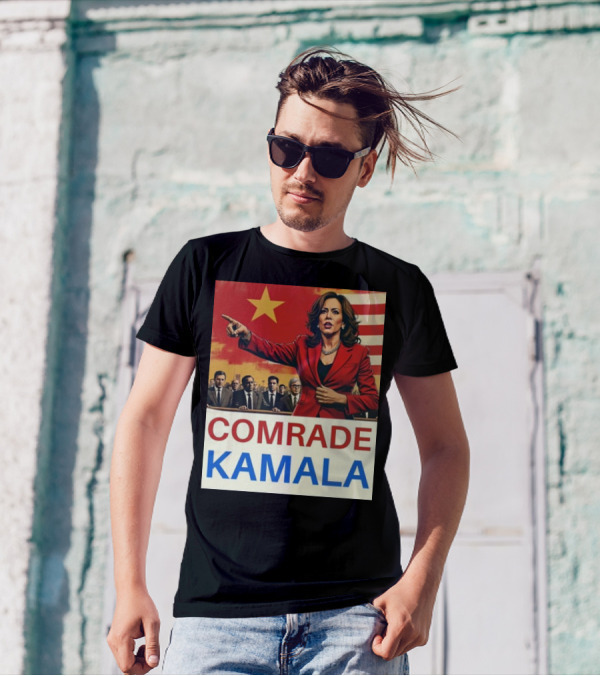 Comrade Kamala 2024 Soviet Style Propaganda T-Shirt