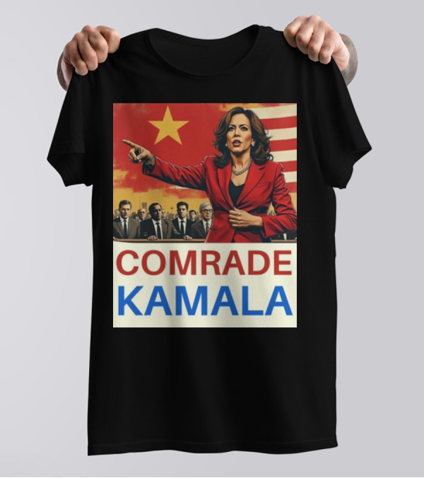 Comrade Kamala 2024 Soviet Style Propaganda T-Shirt