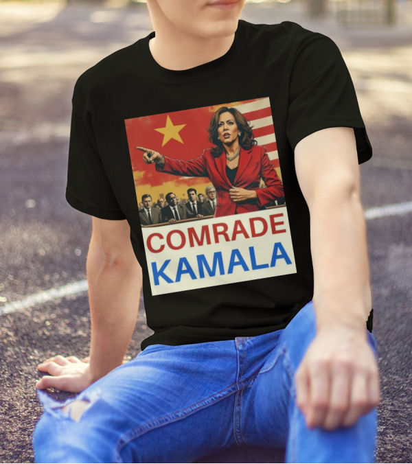 Comrade Kamala 2024 Soviet Style Propaganda T-Shirt