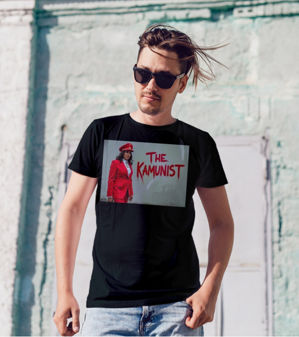 Kamala Harris 2024 The Kamunist Red Suit And Hat T-Shirt