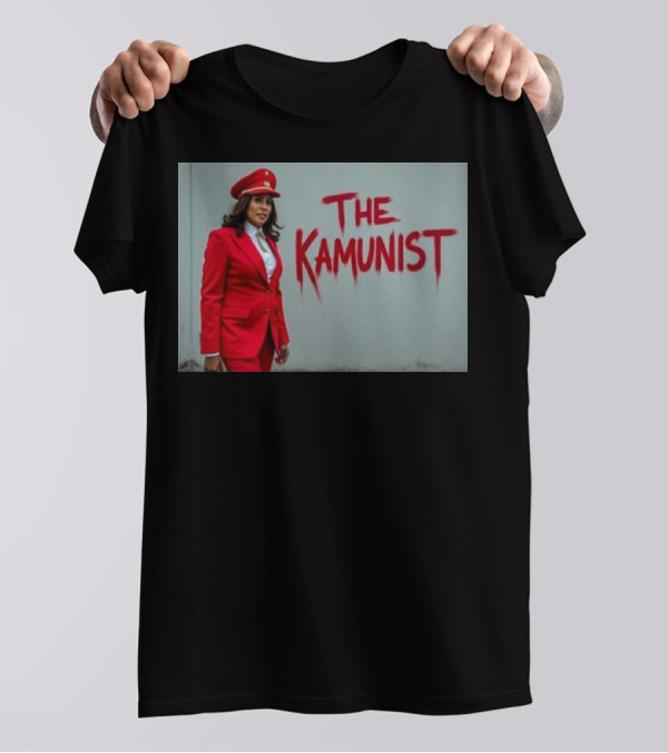 Kamala Harris 2024 The Kamunist Red Suit And Hat T-Shirt