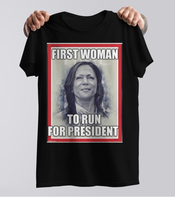 Kamala Harris First Woman To Run For President Time Cover T-Shirt