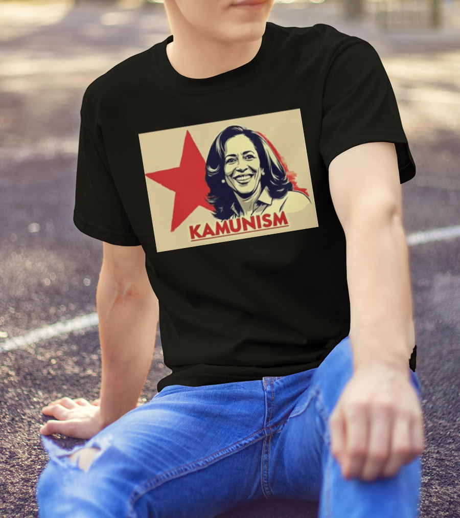 Kamala Harris Kamunism Red Star T-Shirt