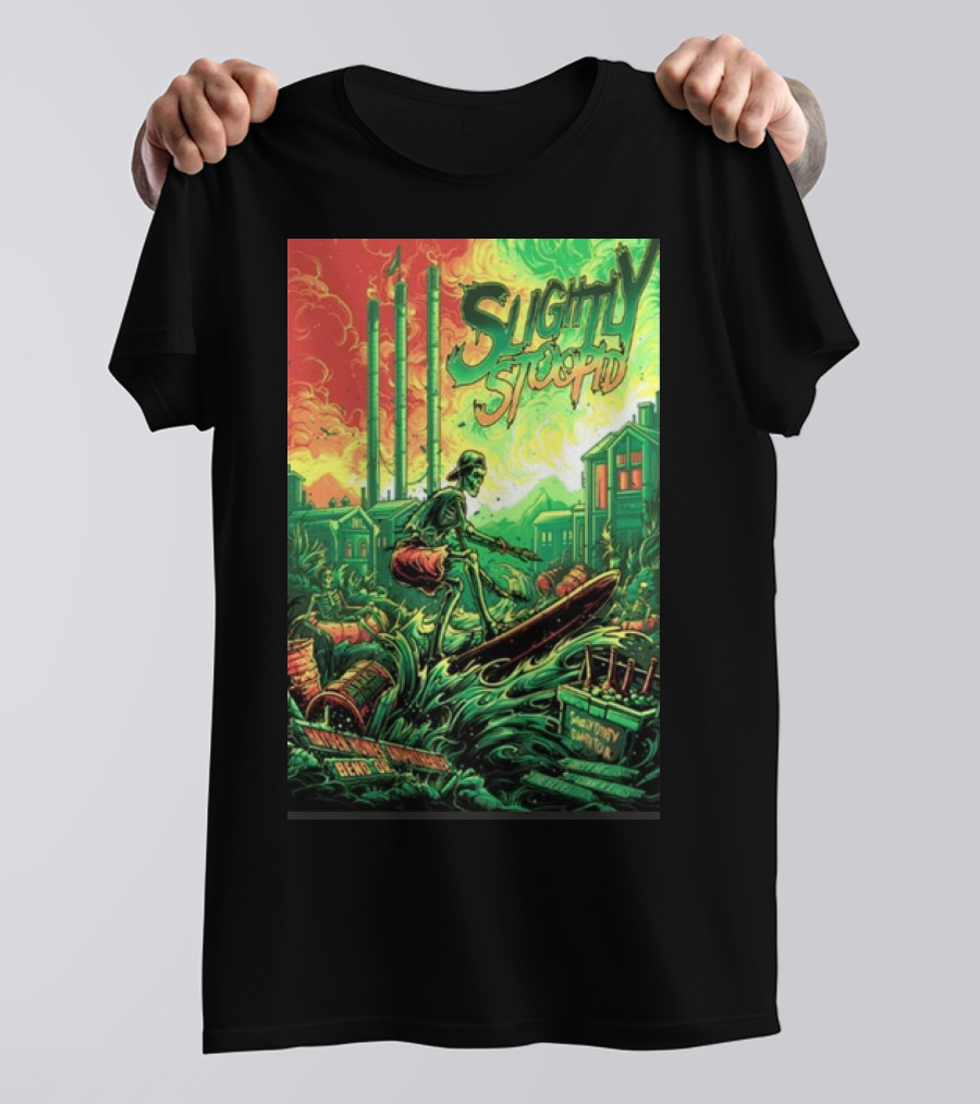 Slightly Stoopid Summer Tour Dirty Heads Common Kings The Elovaters Vibrant T-Shirt