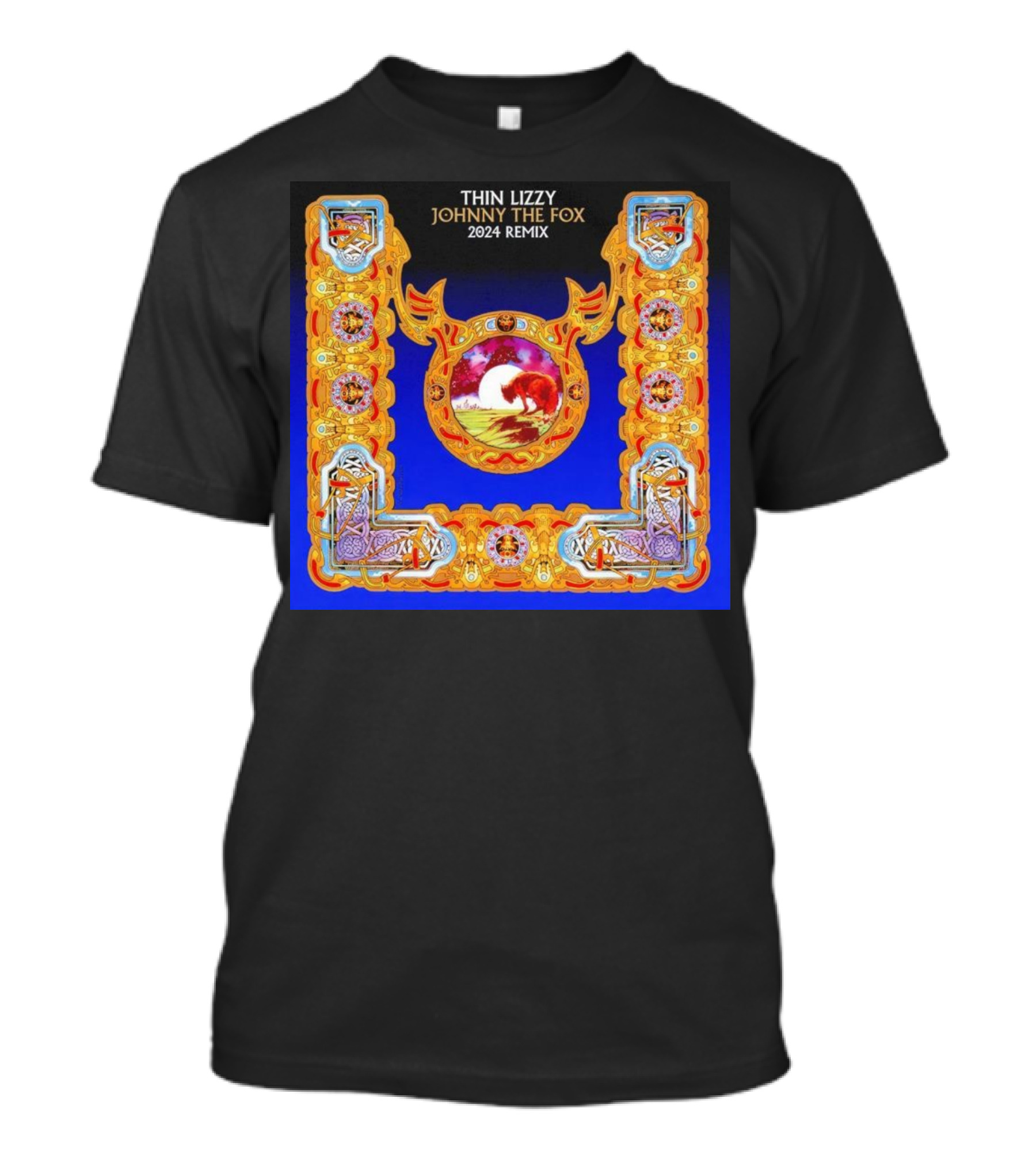 Thin Lizzy Johnny The Fox 2024 Remix Album Cover T-Shirt