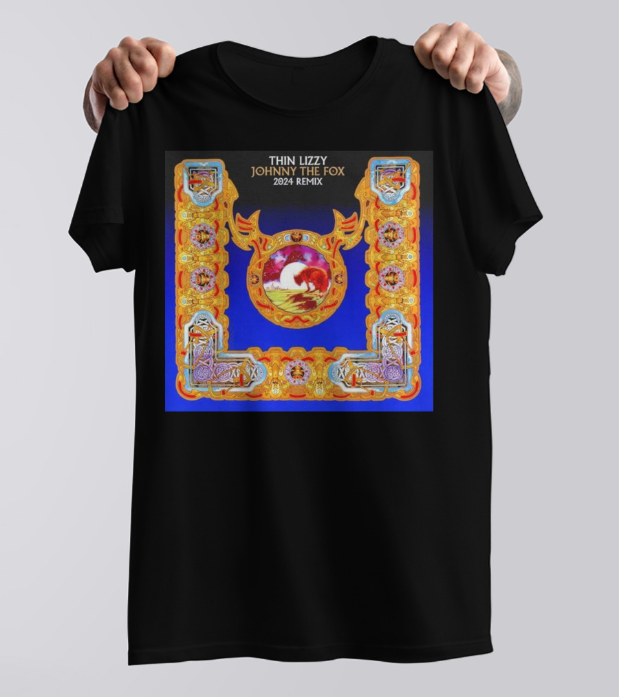 Thin Lizzy Johnny The Fox 2024 Remix Album Cover T-Shirt