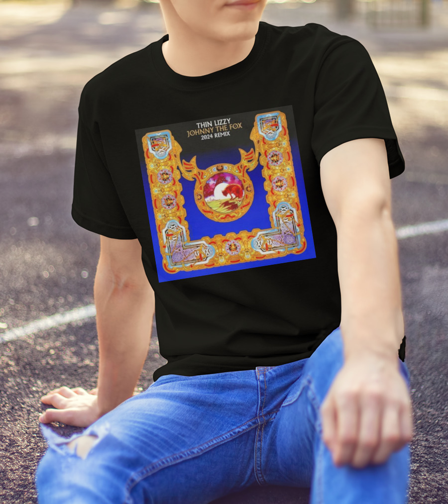 Thin Lizzy Johnny The Fox 2024 Remix Album Cover T-Shirt