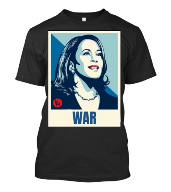 Viva Frei Kamala Harris War 2024 Portrait With KH T-Shirt