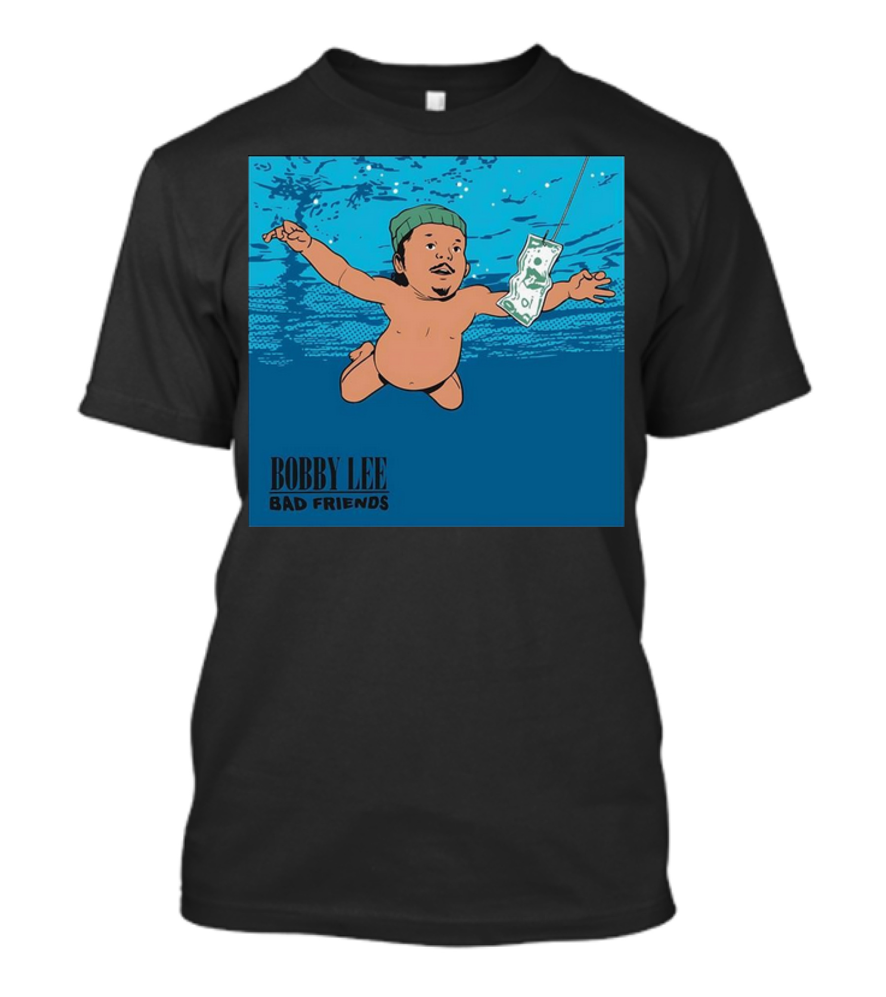 Bobby Lee Bad Friends Nevermind T-Shirt