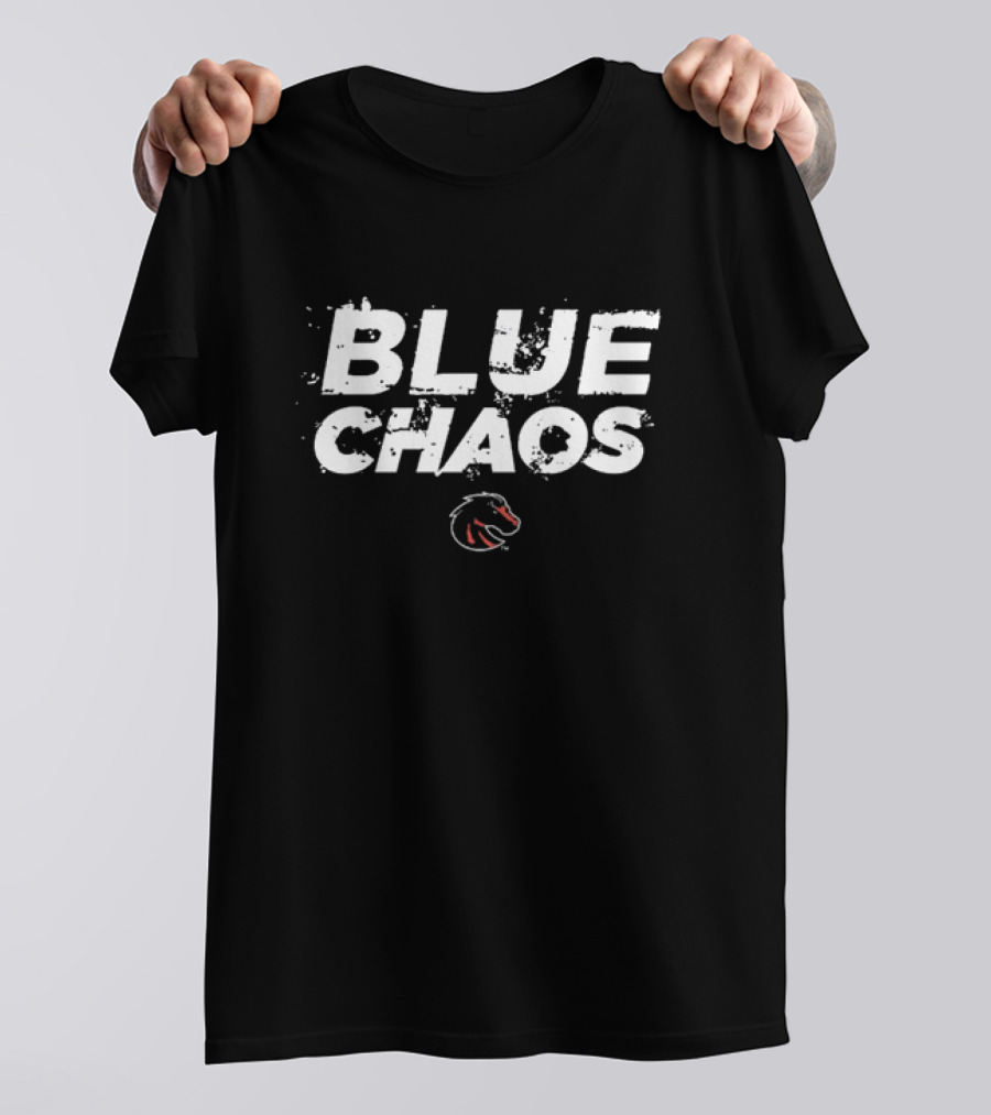 Boise State Broncos Blue Chaos 2024 Football Broncos T-Shirt