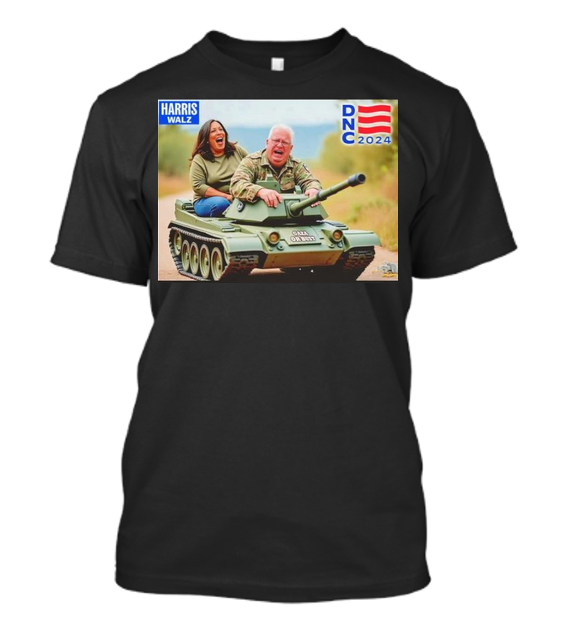 Harris Walz On Gaza Or Bust Tank DNC T-Shirt