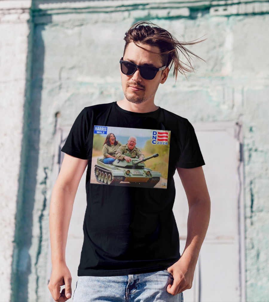 Harris Walz On Gaza Or Bust Tank DNC T-Shirt