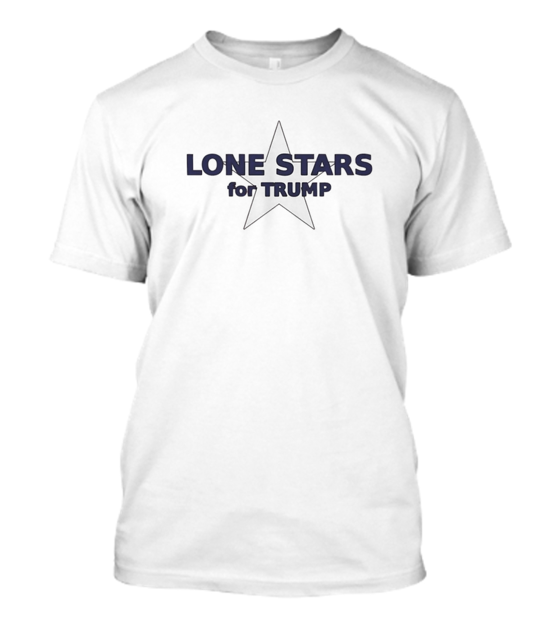Lone Stars For Trump Star Symbol T-Shirt