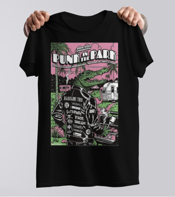 Punk In The Park Central Florida Fairgrounds Alkaline Trio Vandals Orlando Sep 14 T-Shirt