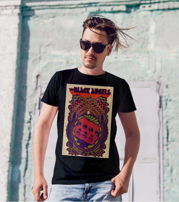 The Black Angels The Chapel San Francisco October 22-24 2024 Psychedelic T-Shirt