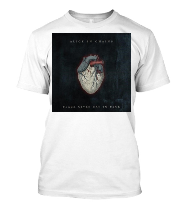Alice In Chains Black Gives Way To Blue Heart Art 27th September T-Shirt