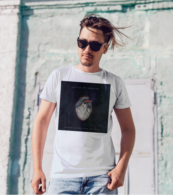 Alice In Chains Black Gives Way To Blue Heart Art 27th September T-Shirt