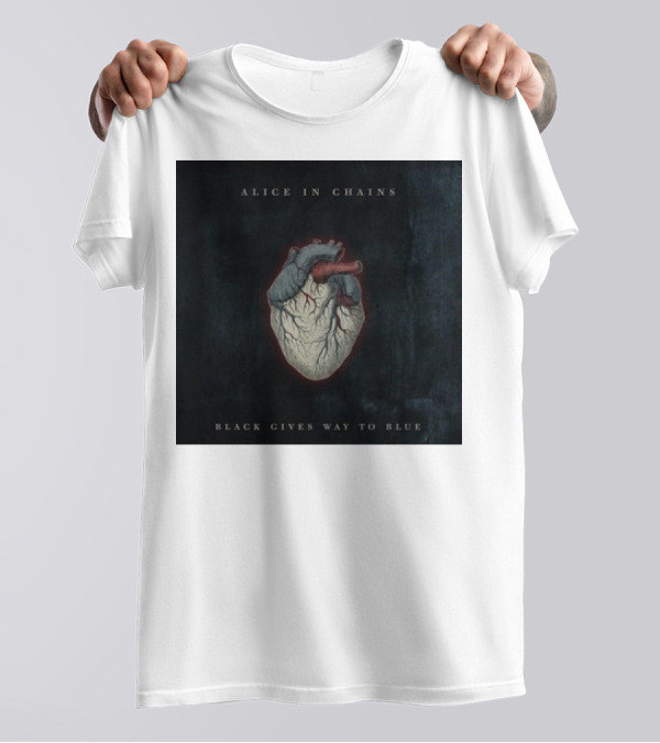Alice In Chains Black Gives Way To Blue Heart Art 27th September T-Shirt