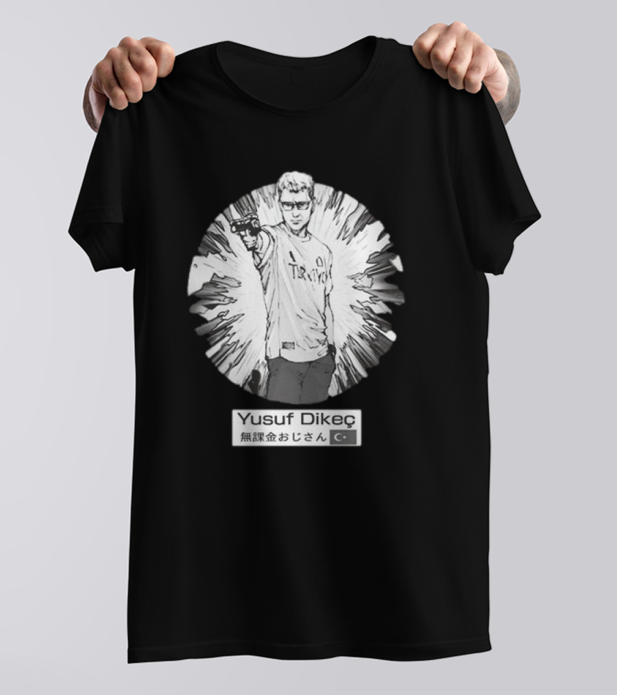 Yusuf Dikeç Anime Style Turkey Jersey With Gun Burst T-Shirt