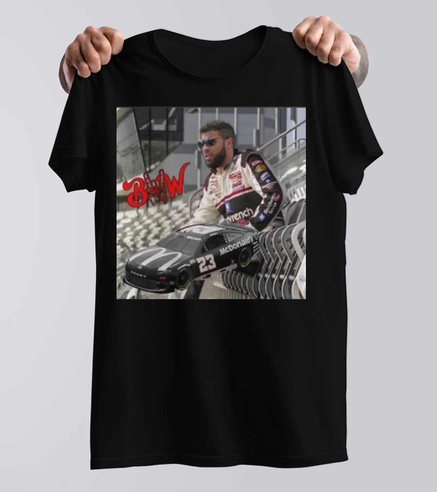 Bubba Wallace BW 23 McDonald's Racing Car Stanthemanx3 Coke Zero 400 T-Shirt