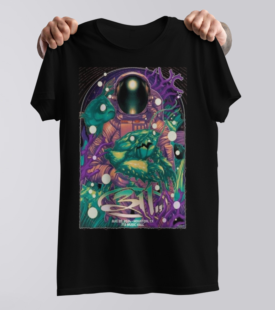 311 Space Theme 713 Music Hall Houston Aug 20 T-Shirt