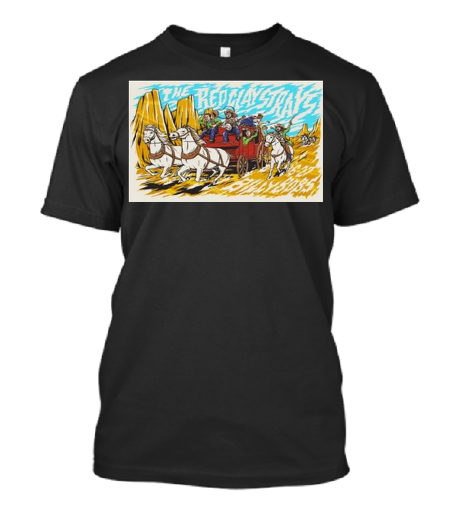 The Red Clay Strays Adventure Stagecoach 2024 Euro T-Shirt