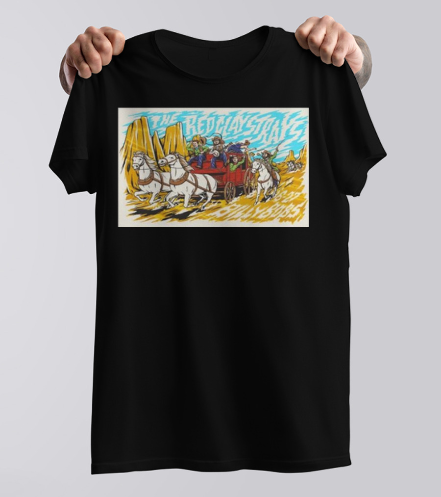 The Red Clay Strays Adventure Stagecoach 2024 Euro T-Shirt