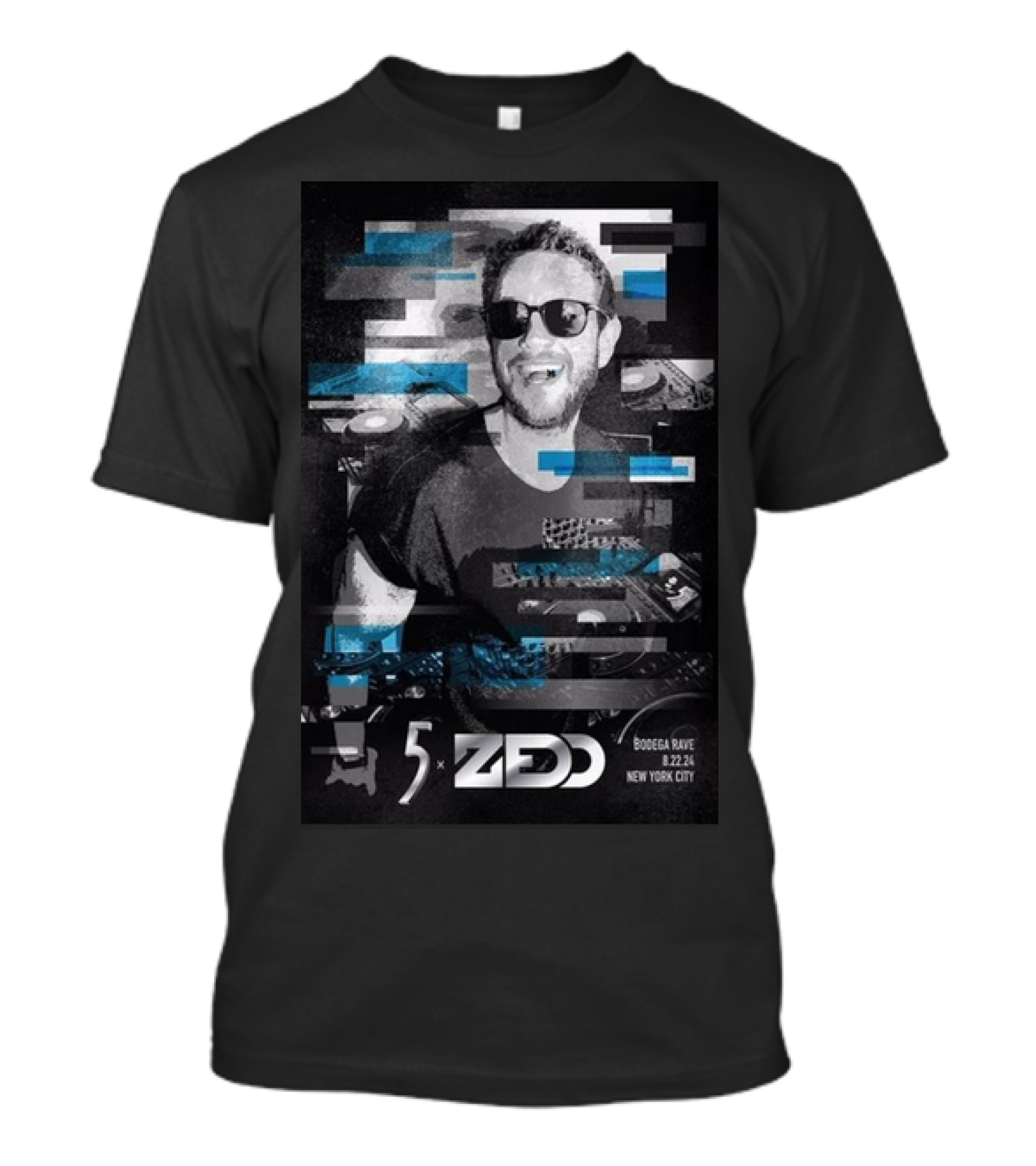 5× Zedd Bodega Rave New York City 8.22.24 T-Shirt